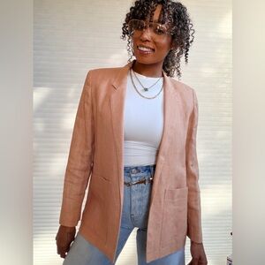 Gene Ewing Linen Blazer